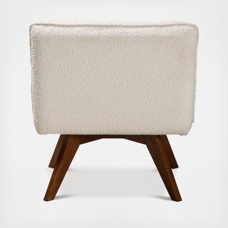 Baxton Studio, Darielle Japandi Boucle Accent Chair | Zola