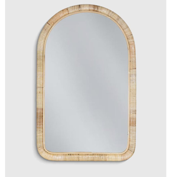 Brienne Rattan Wall Mirror in Natural
