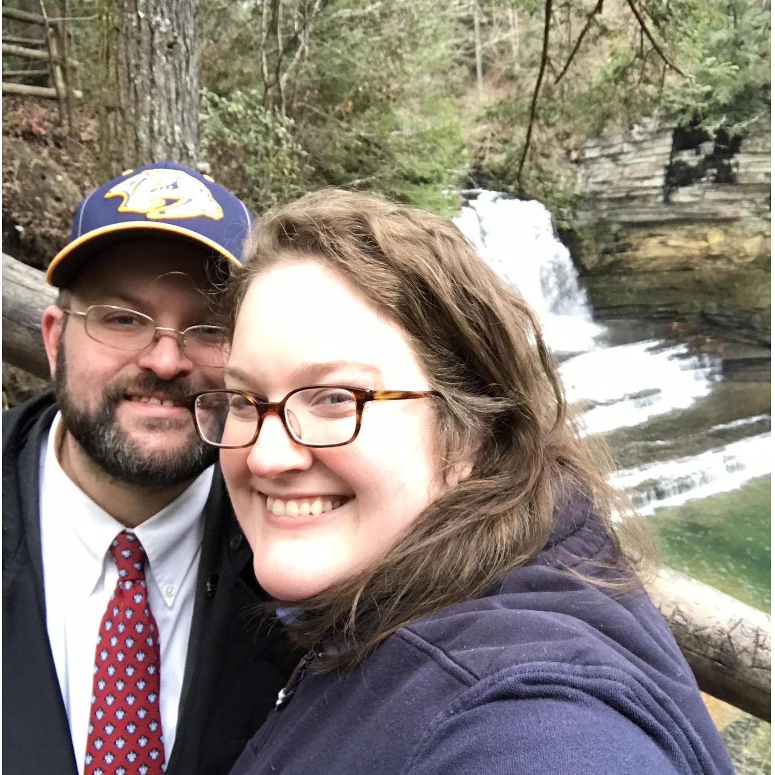 Jason's best day date idea, a Cookeville waterfall.