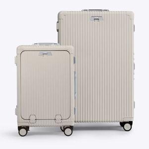 "Hers" Carry-on + Check-in Luggage (color = Sand)