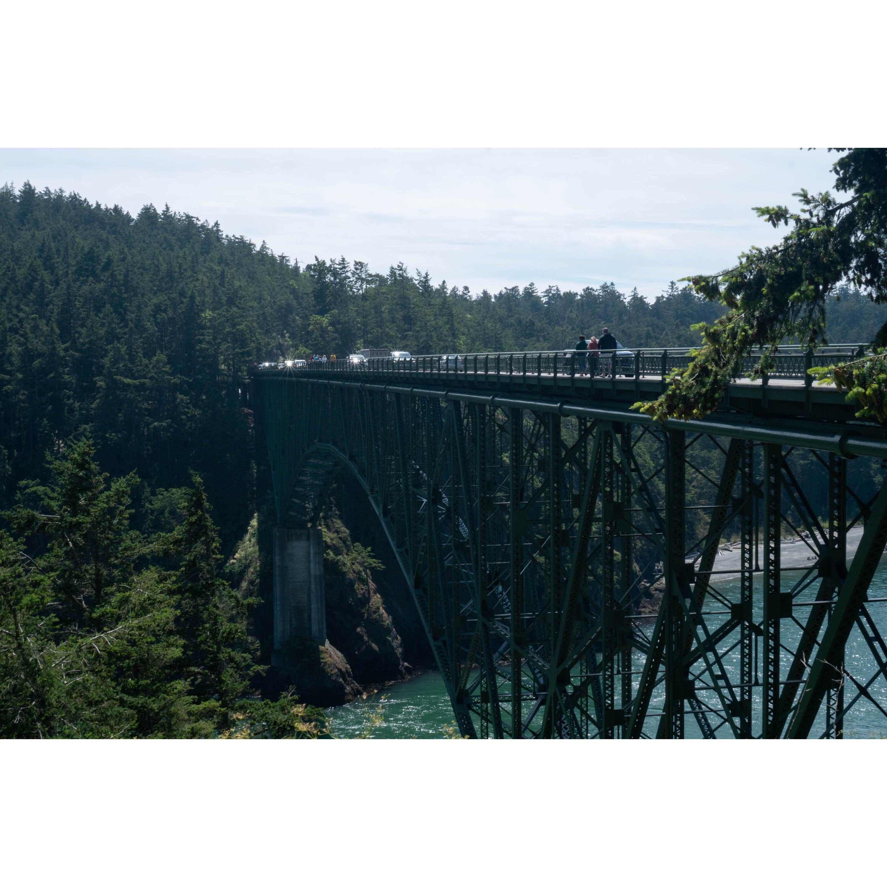 View of Deception Pass Bridge