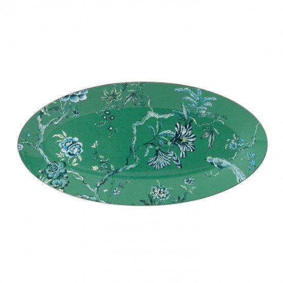 Wedgwood Jasper Conran Chinoiserie Green Oval Platter