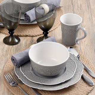 Abby 16-Piece Dinnerware Set, Service for 4
