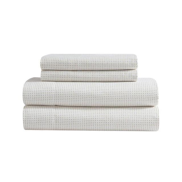 MARIMEKKO - King Sheets, Organic Cotton Bedding Set, Luxuriously Soft & Smooth Home Decor, GOTS Certified (Muru Beige, King)