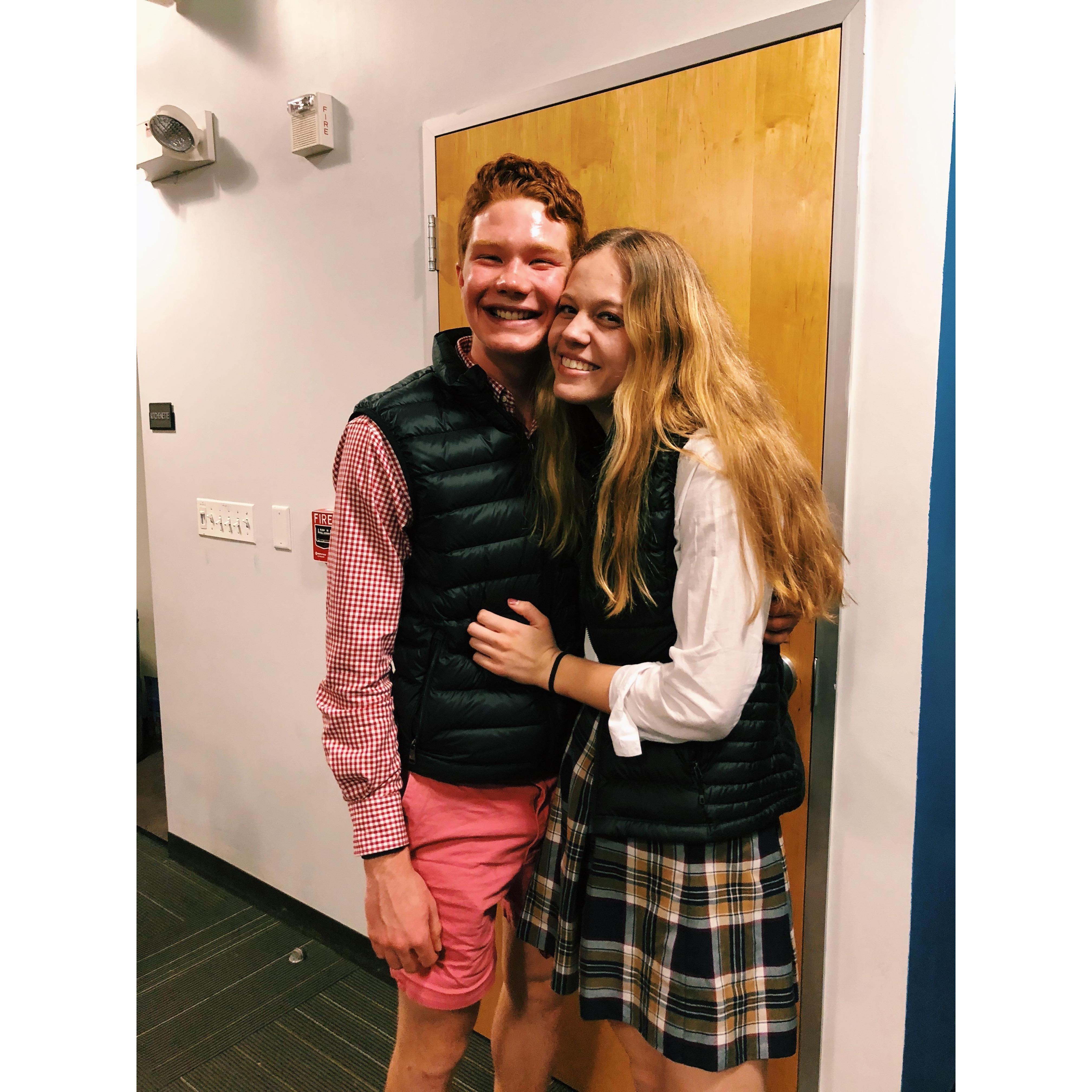 About a week after we started dating:))