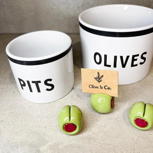 Olive Place Card Holder