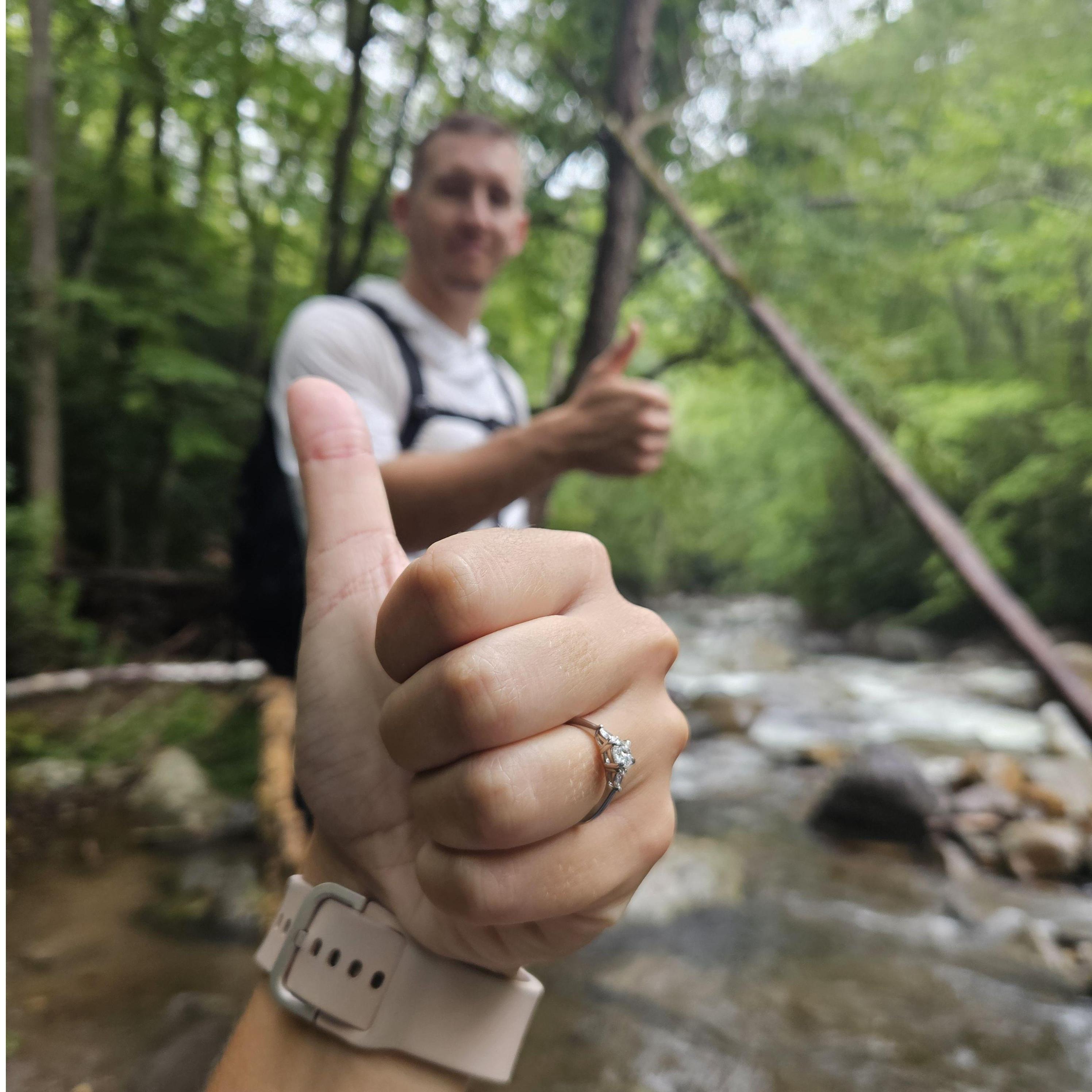 Getting engaged in Great Smoky Mountains National Park July 2025