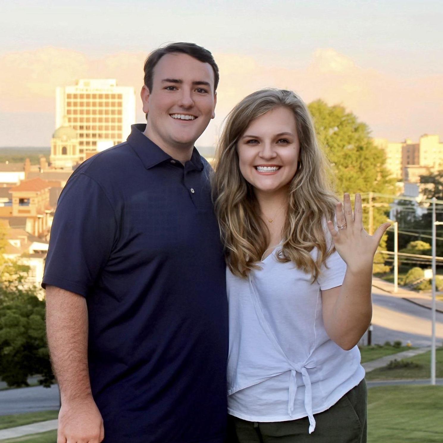 The day we got engaged! The sweetest day ever.