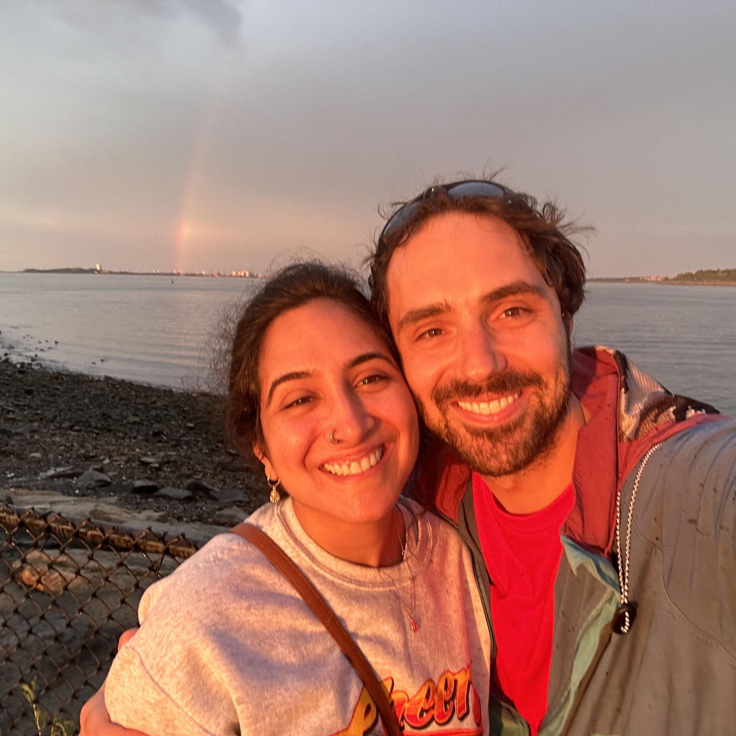 Another at Castle Island! This one has a rainbow