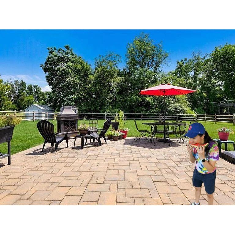 Enjoying outdoor living in my great new backyard