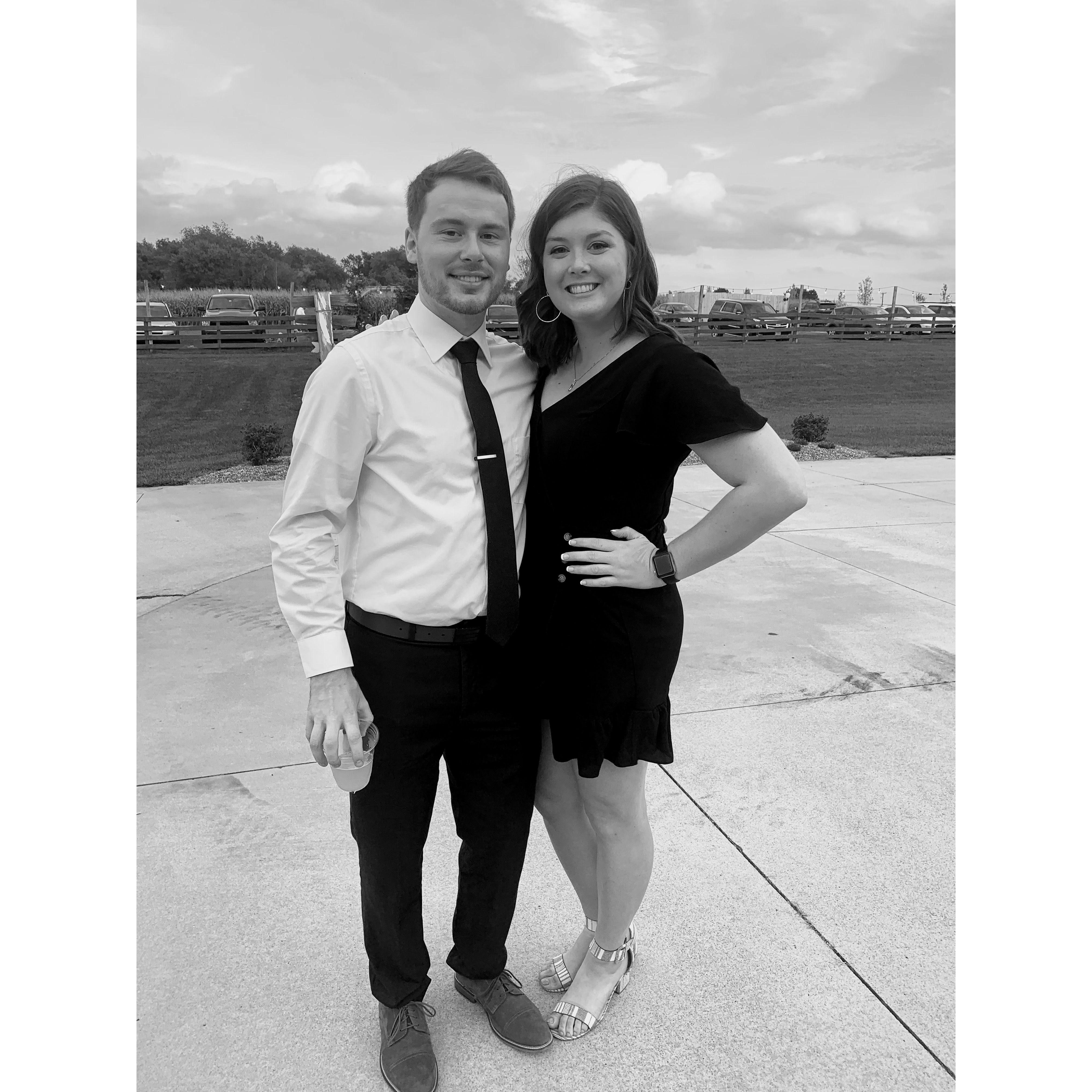 2020: One of Jaime's childhood friends was getting married! Just another excuse for us to get all dressed up and dance the night away!