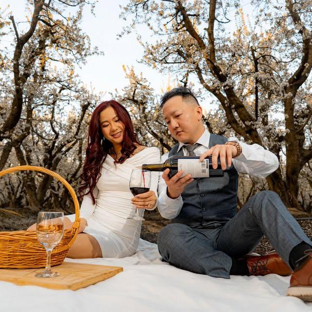 Our romantic picnic date...