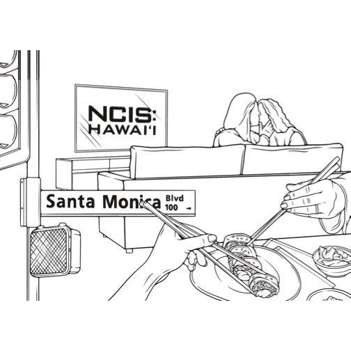 Their first kiss was during an episode of NCIS Hawaii.