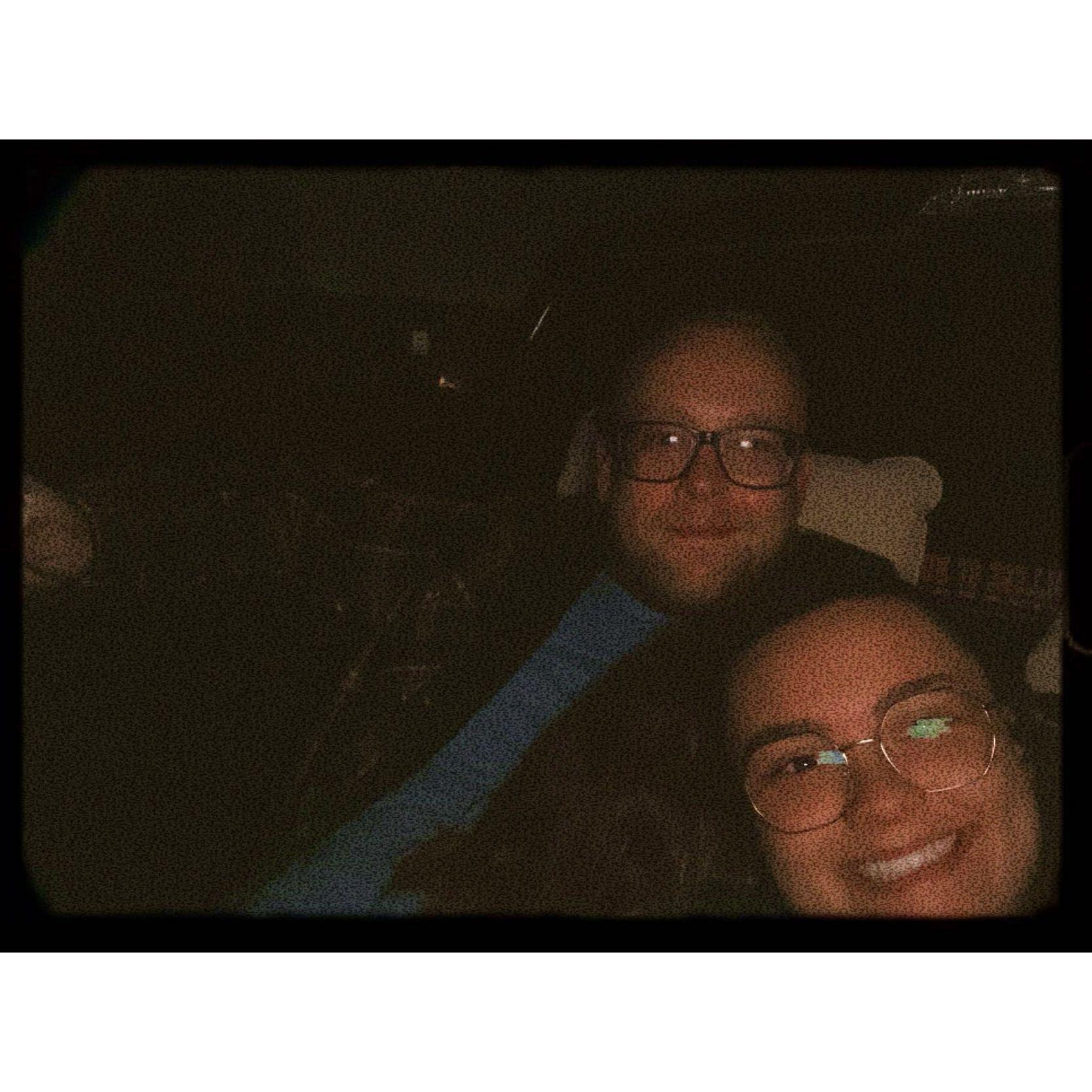 Drive-in movie date night