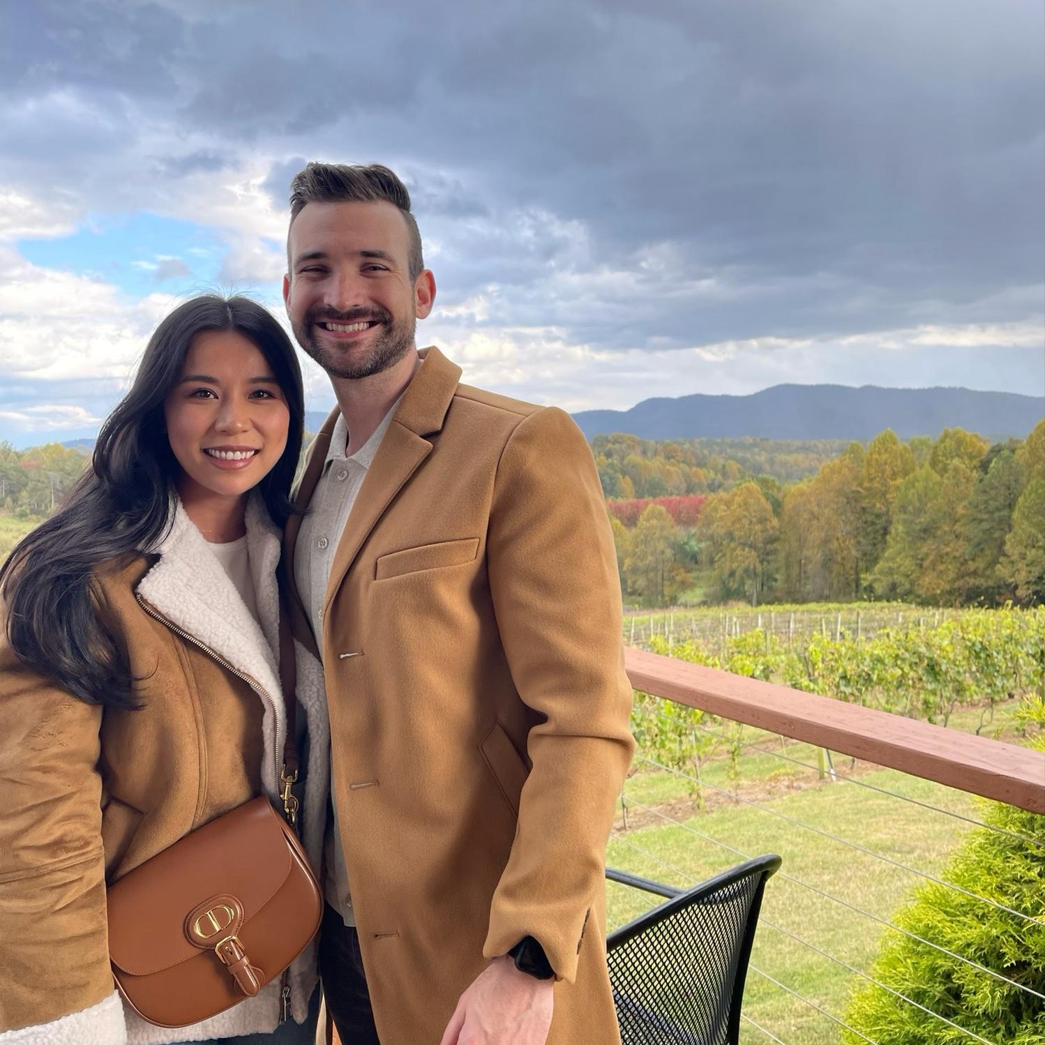 A winery in Morganton that was such a hidden gem! This was the day right before he proposed!