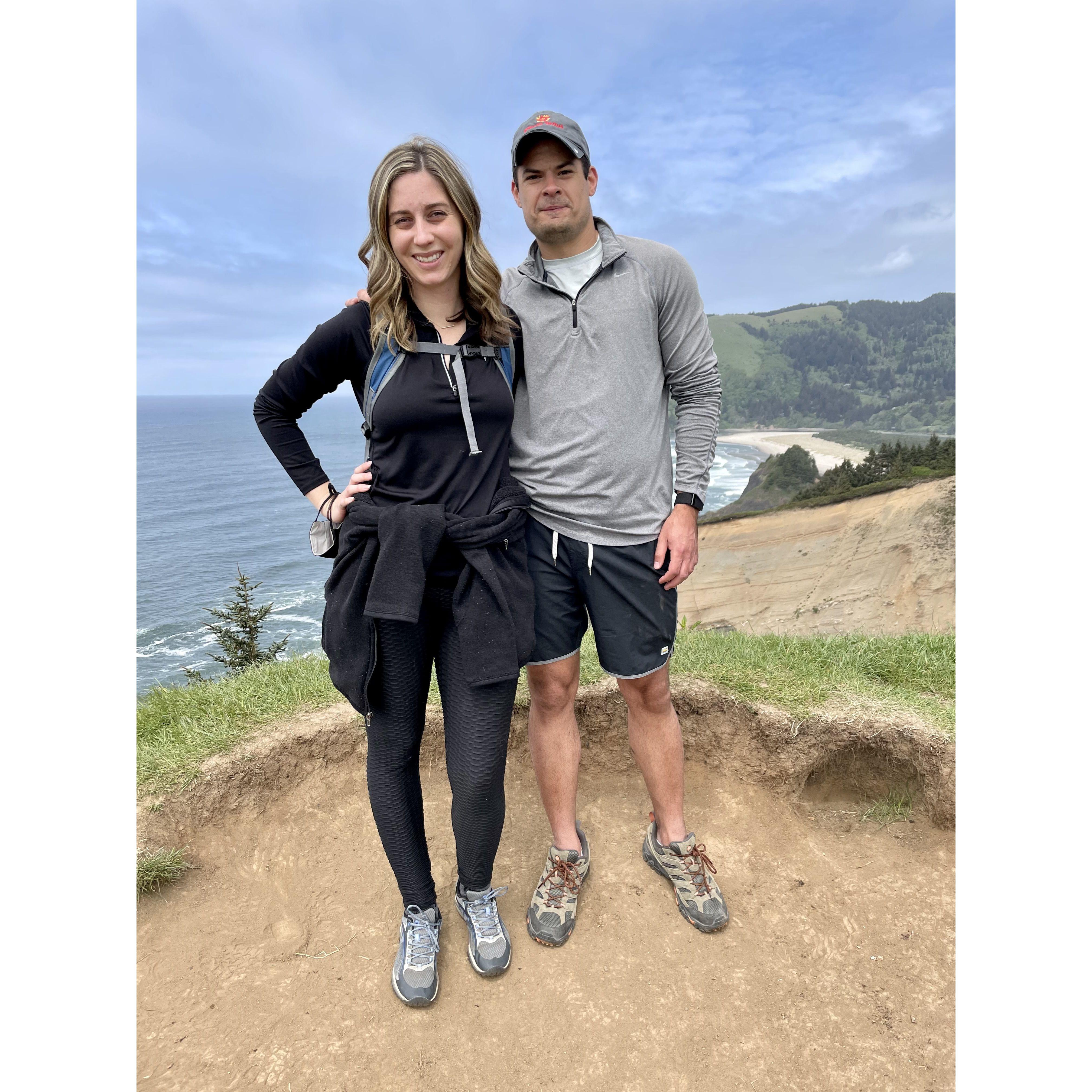 Our first trip - Neskowin, Oregon.