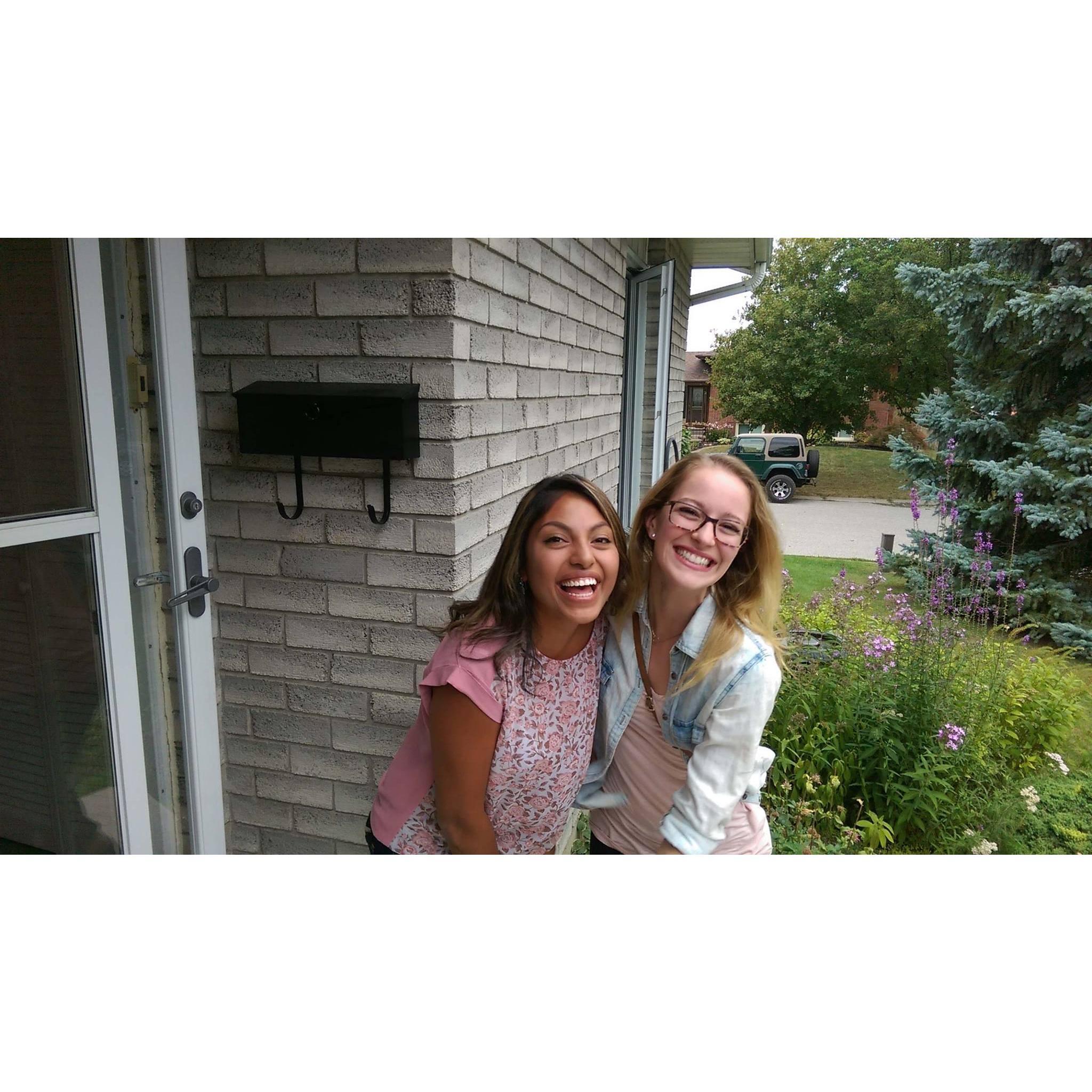 Serita and Valerie reunited after Spain and Yellowknife adventures