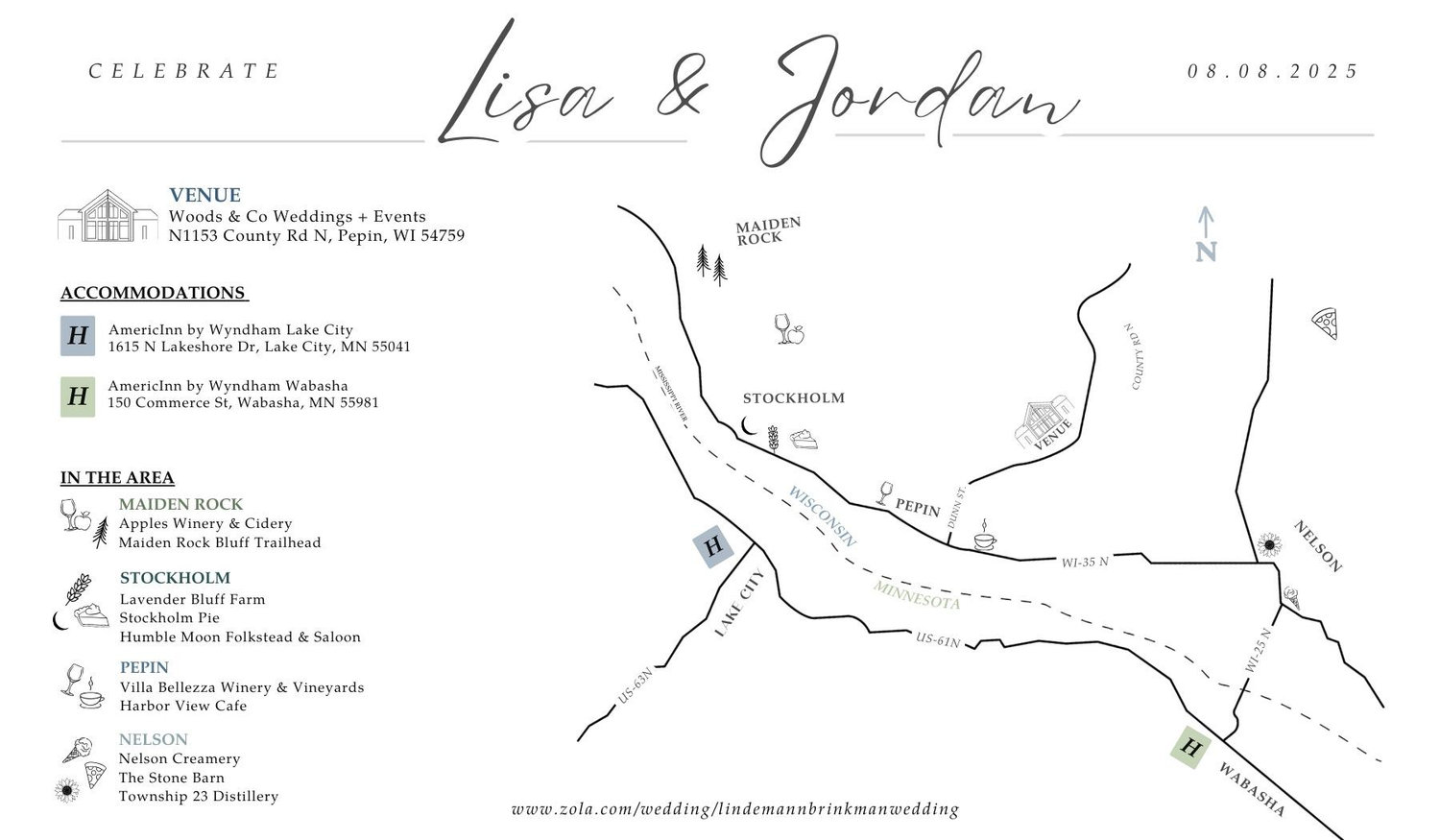 The Wedding Website of Lisa Lindemann and Jordan Brinkman