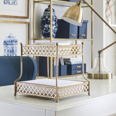 Celine Brass 2-Tiered Stand