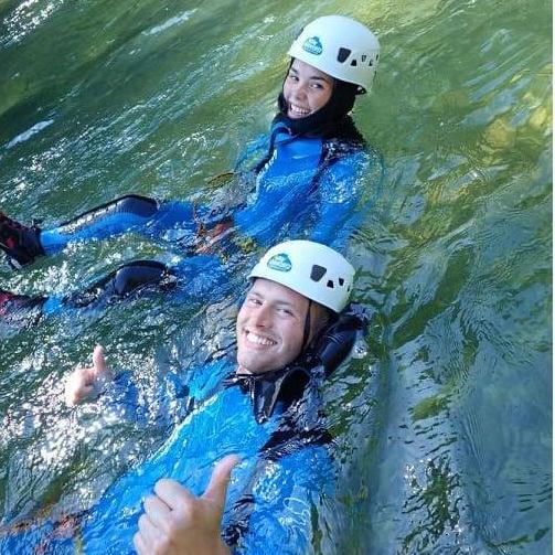 Canyoning in Slovenia 2019