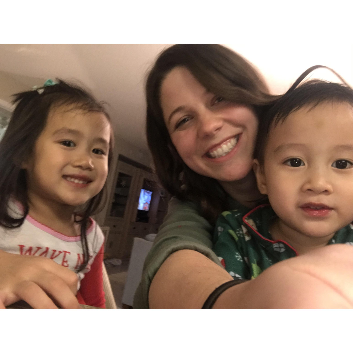 First time with the  Bui Nguyen's niece and and nephew