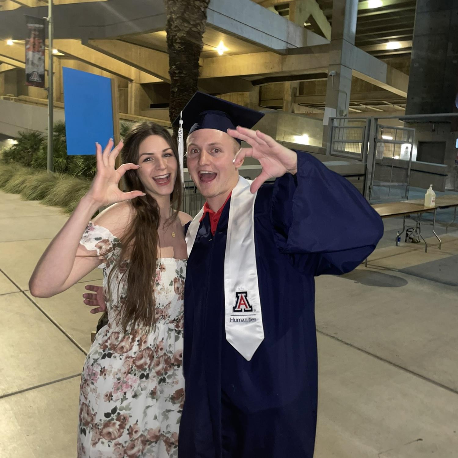Bryce's graduation, 2021