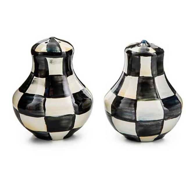 Mackenzie-Childs Courtly Check Salt ‘n Pepper Shakers - Small