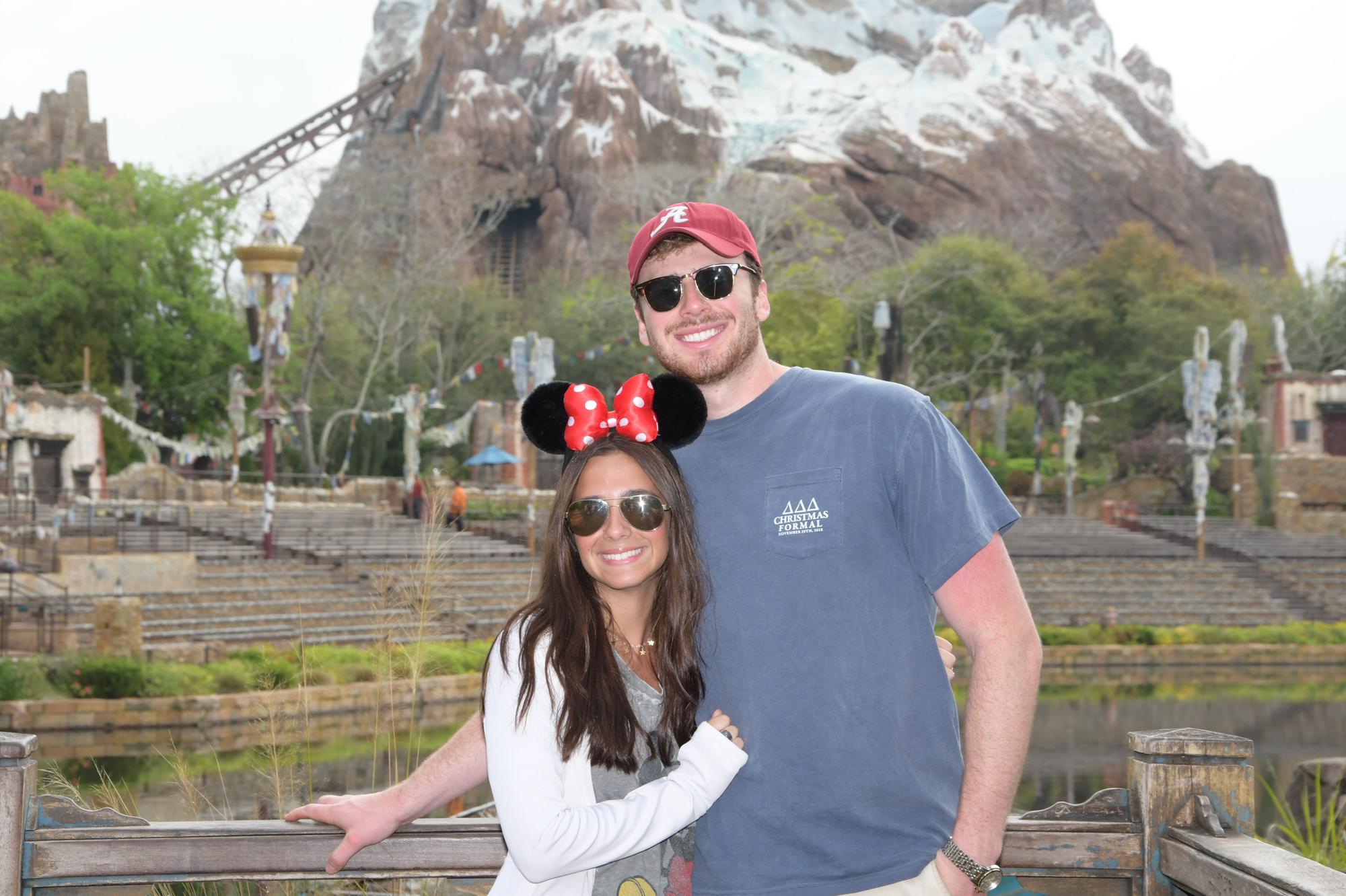 We first knew we loved each other after being apart for Spring Break 2019. This was taken in Disney the day we got back