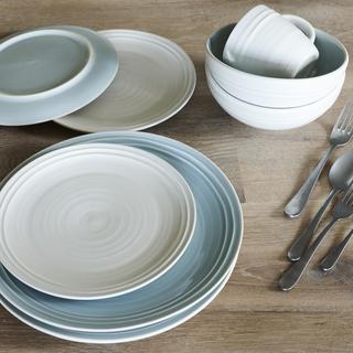 Lines 16-Piece Dinnerware Set, Service for 4