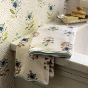 Weezie x Leah O'Connell Blue Vivian Hand Towel Set of 2