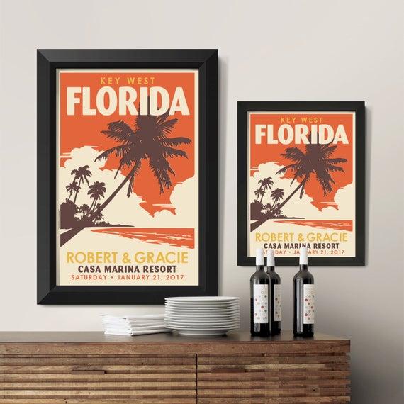CustomAlexander on Etsy - Our Save the Date Wedding Art 18x24
