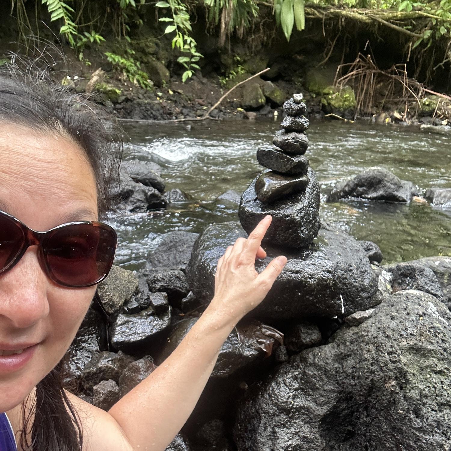It’s all about balance!! 
Free Hot Springs adjacent to Tabacon.