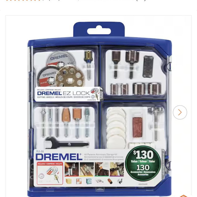 Dremel Rotary Tool Accessory Kit (130-Piece) 713-01
