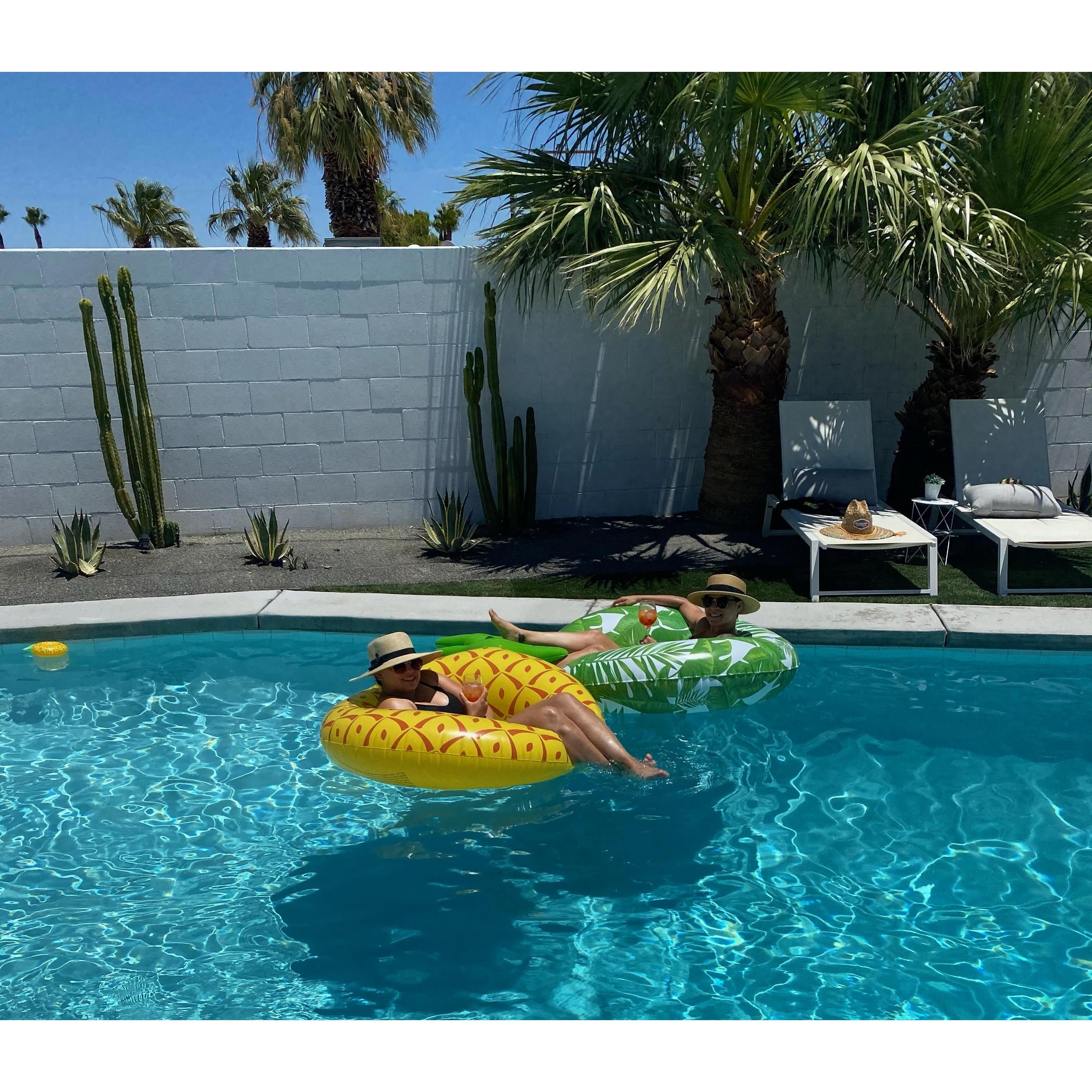 Poolside in Palms Springs