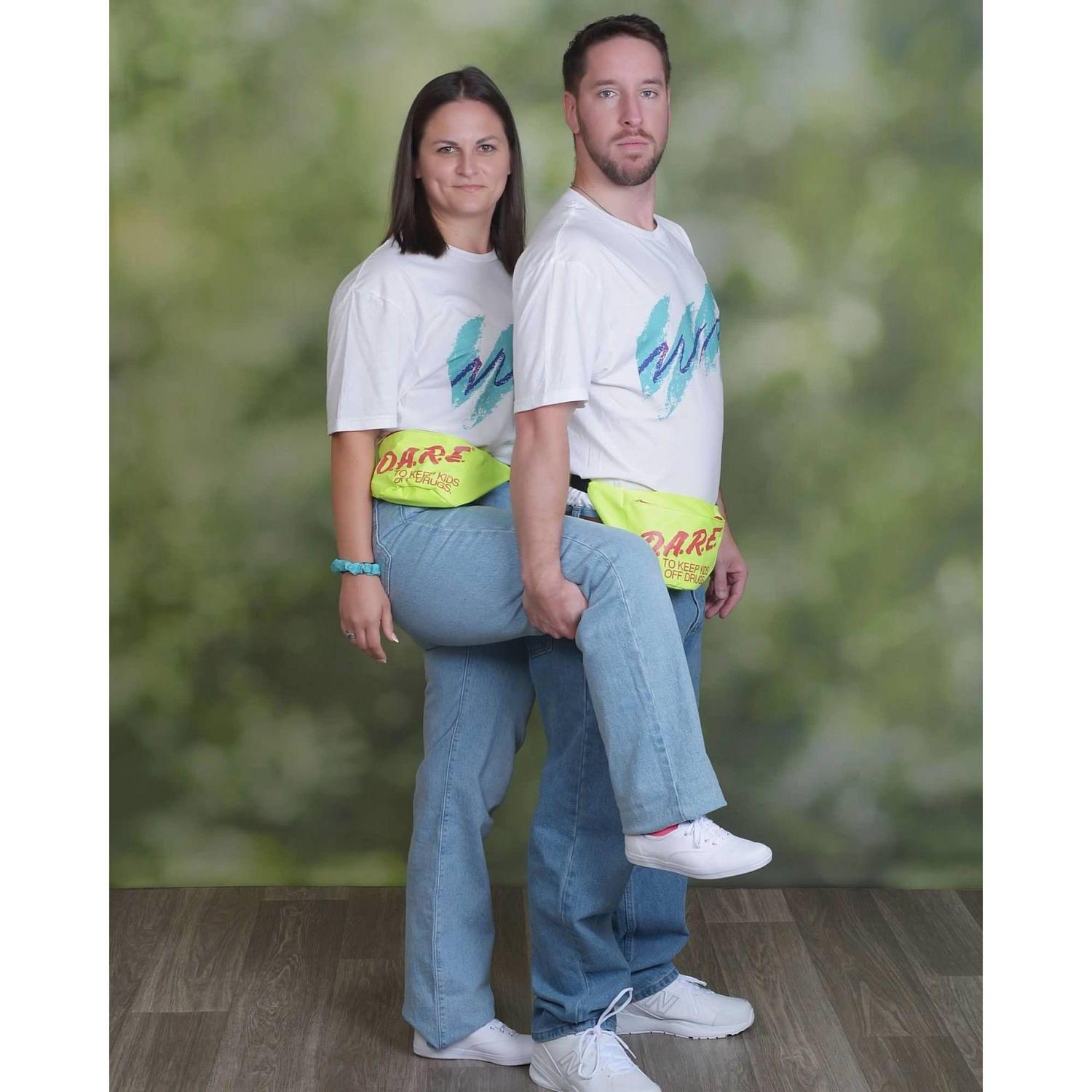 Engagement photos? Nope. Recruitment poster for D.A.R.E.