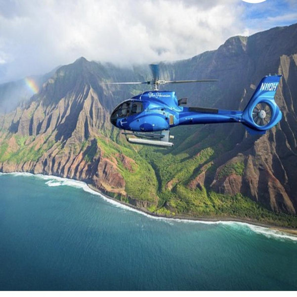 Helicopter tour in Kauai