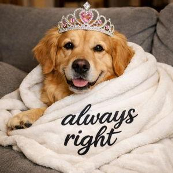 Pay for the ‘Bride Always Right’ blanket
