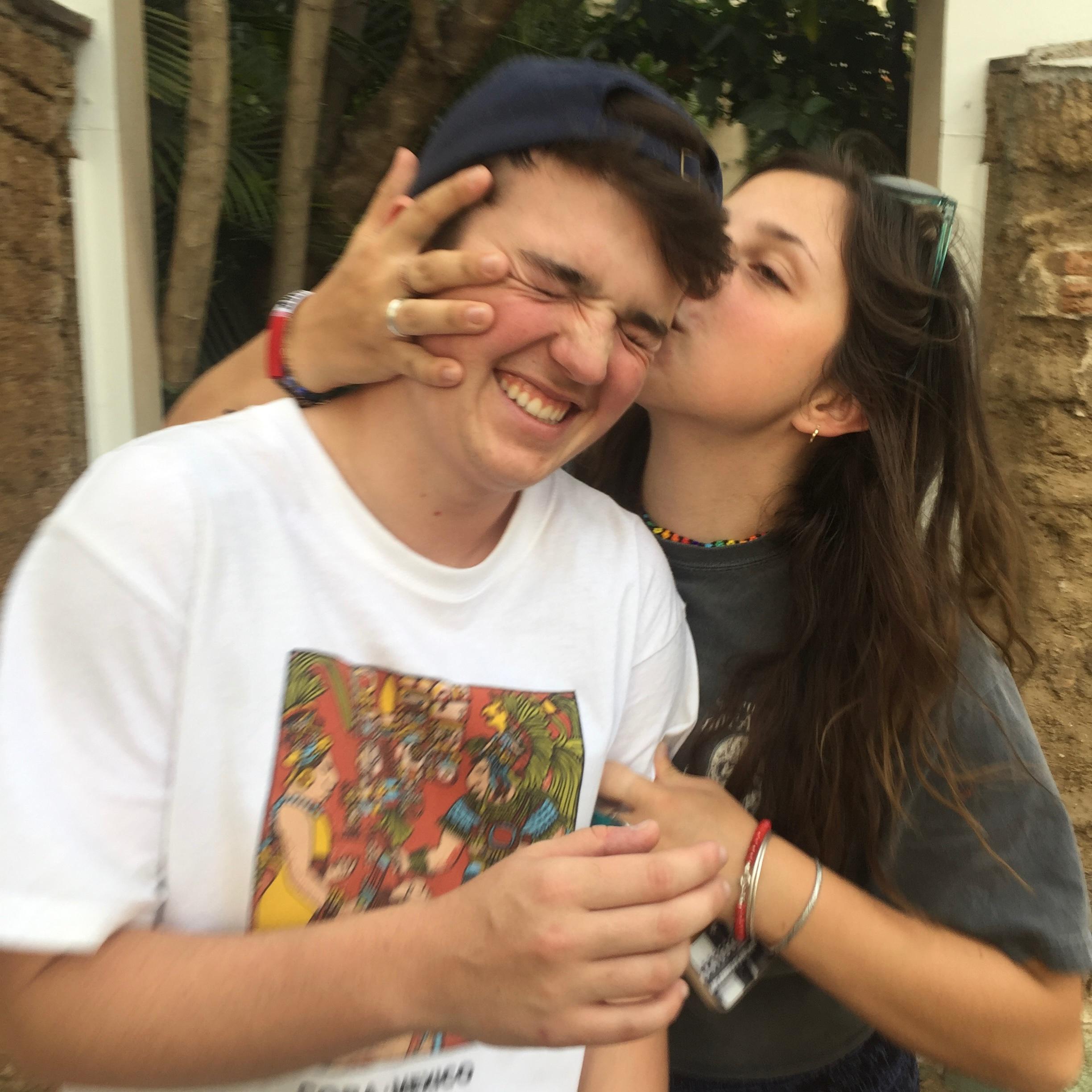 Agressive kisses in Oaxaca, 2017