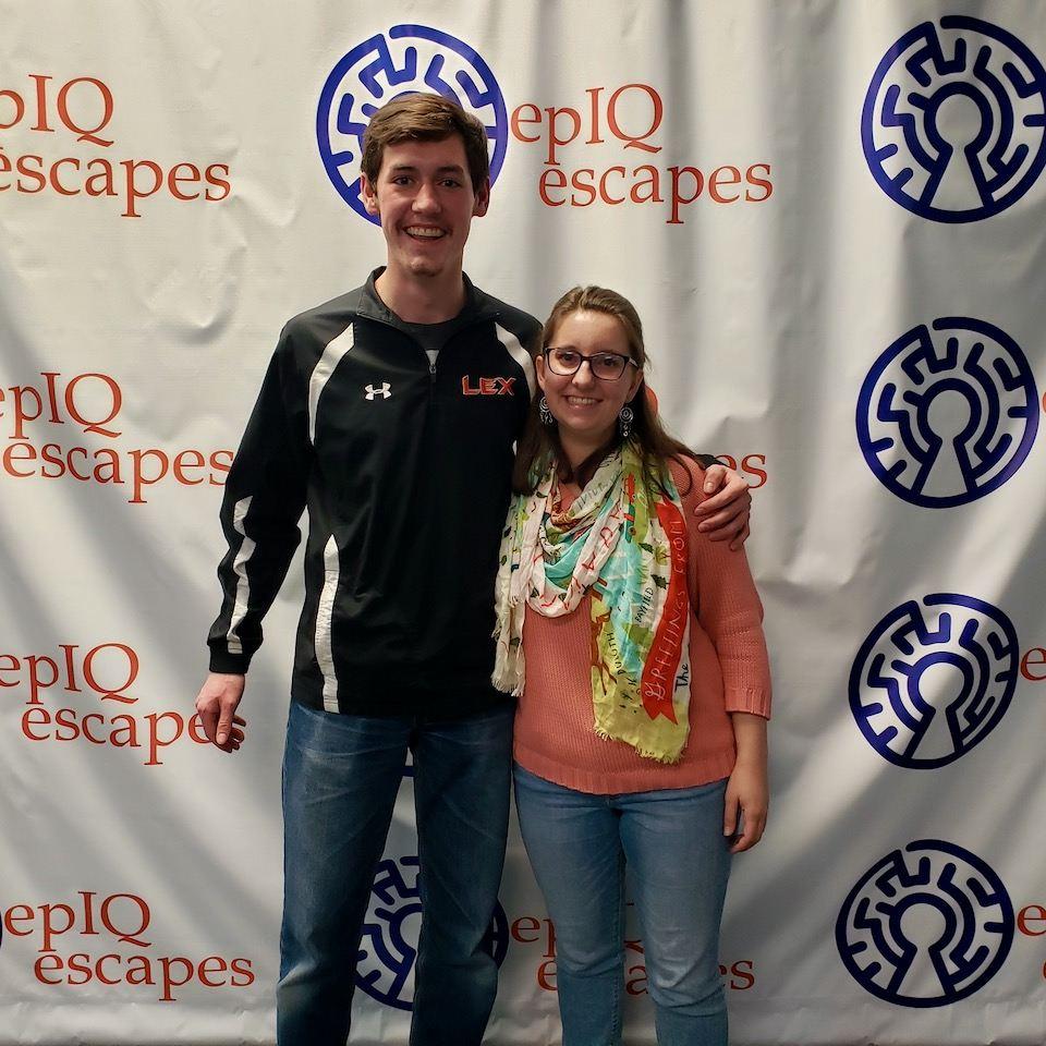 This is from our second date to an escape room in Jackson, MI. We highly recommend! It was challenging and fun figuring out how to work together.