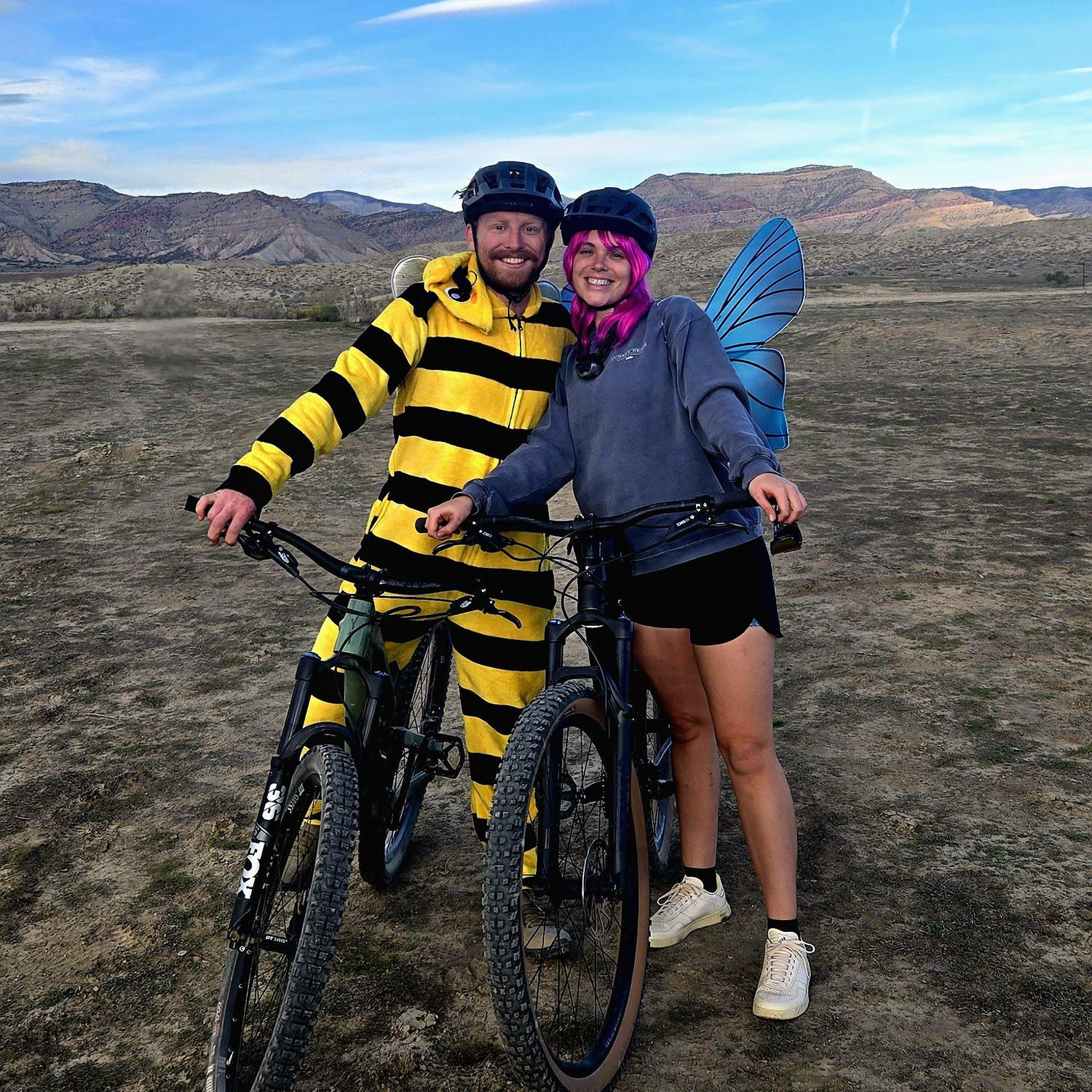 Halloween moutain biking in Colorado