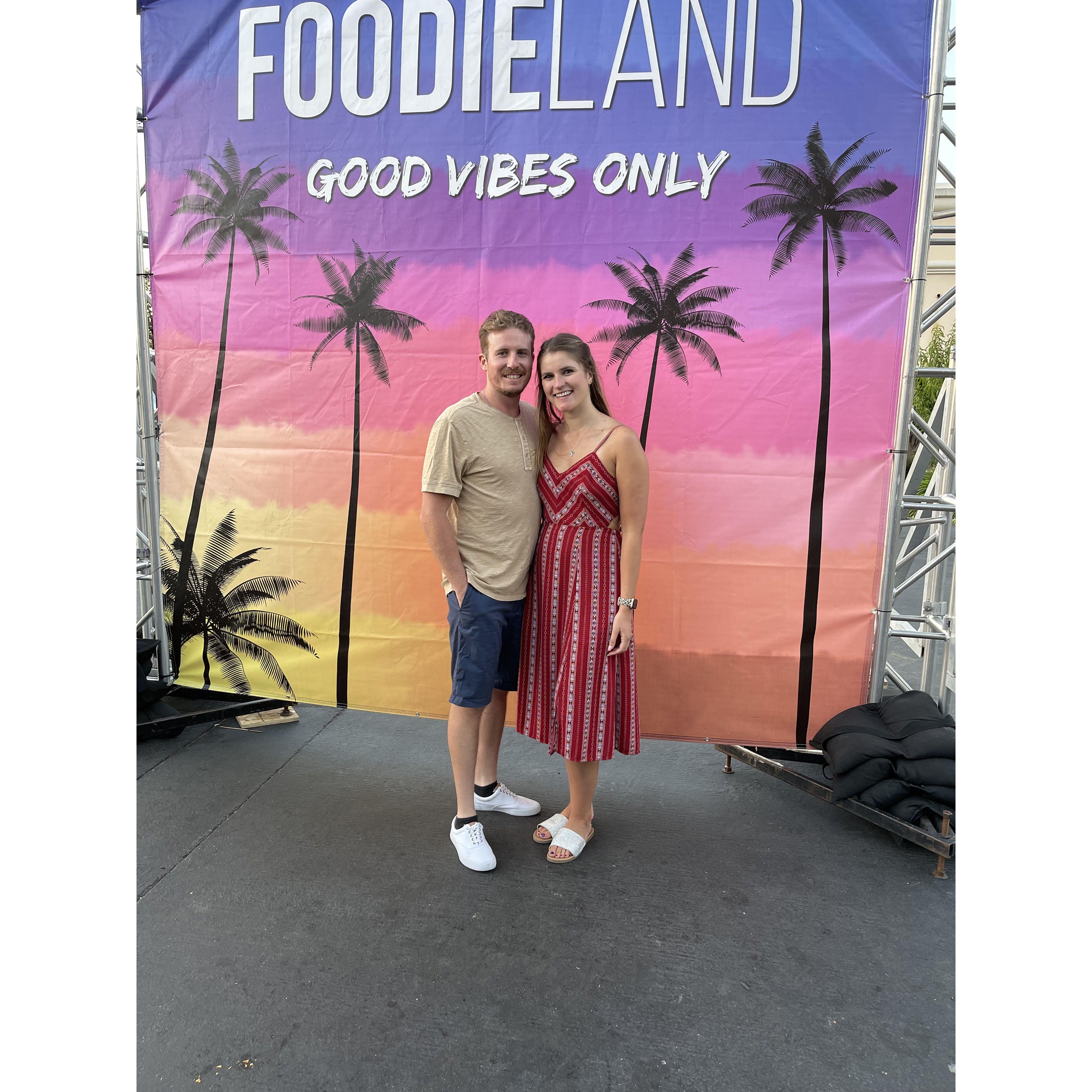 Our first photo we took together