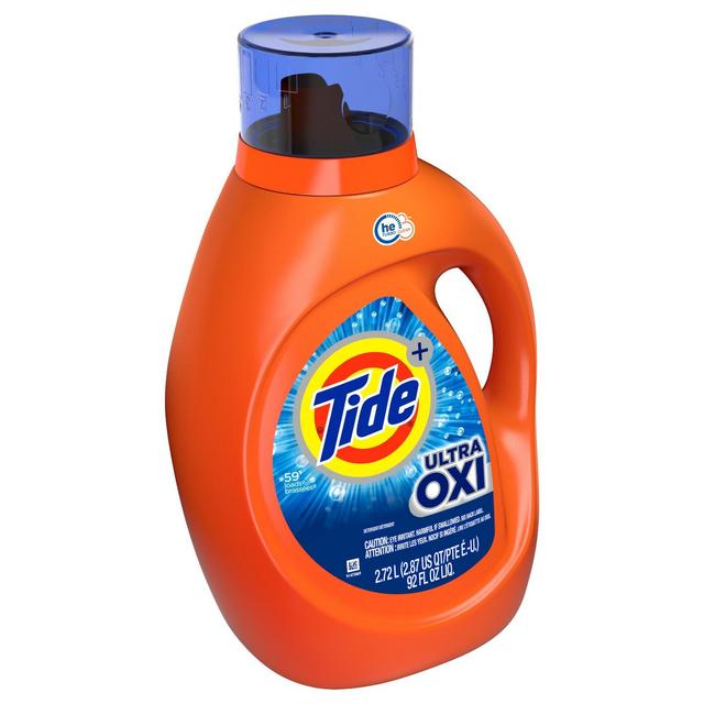 Tide Plus Ultra Oxi Liquid Laundry Detergent - 92 fl oz