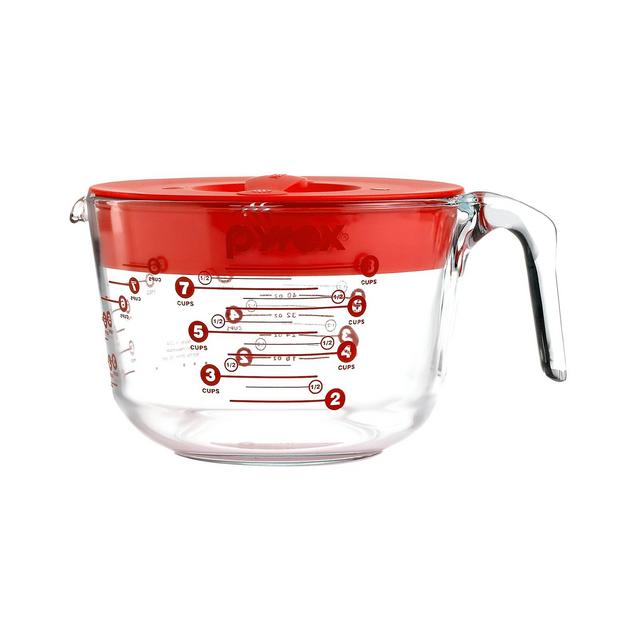 Pyrex 8 Cup Prep and Store Measuring Cup with Lid
