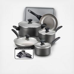 Farberware Classic Stainless Steel Cookware 15-Piece Set 