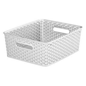 Y Weave Medium Storage Bin White - Room Essentials™