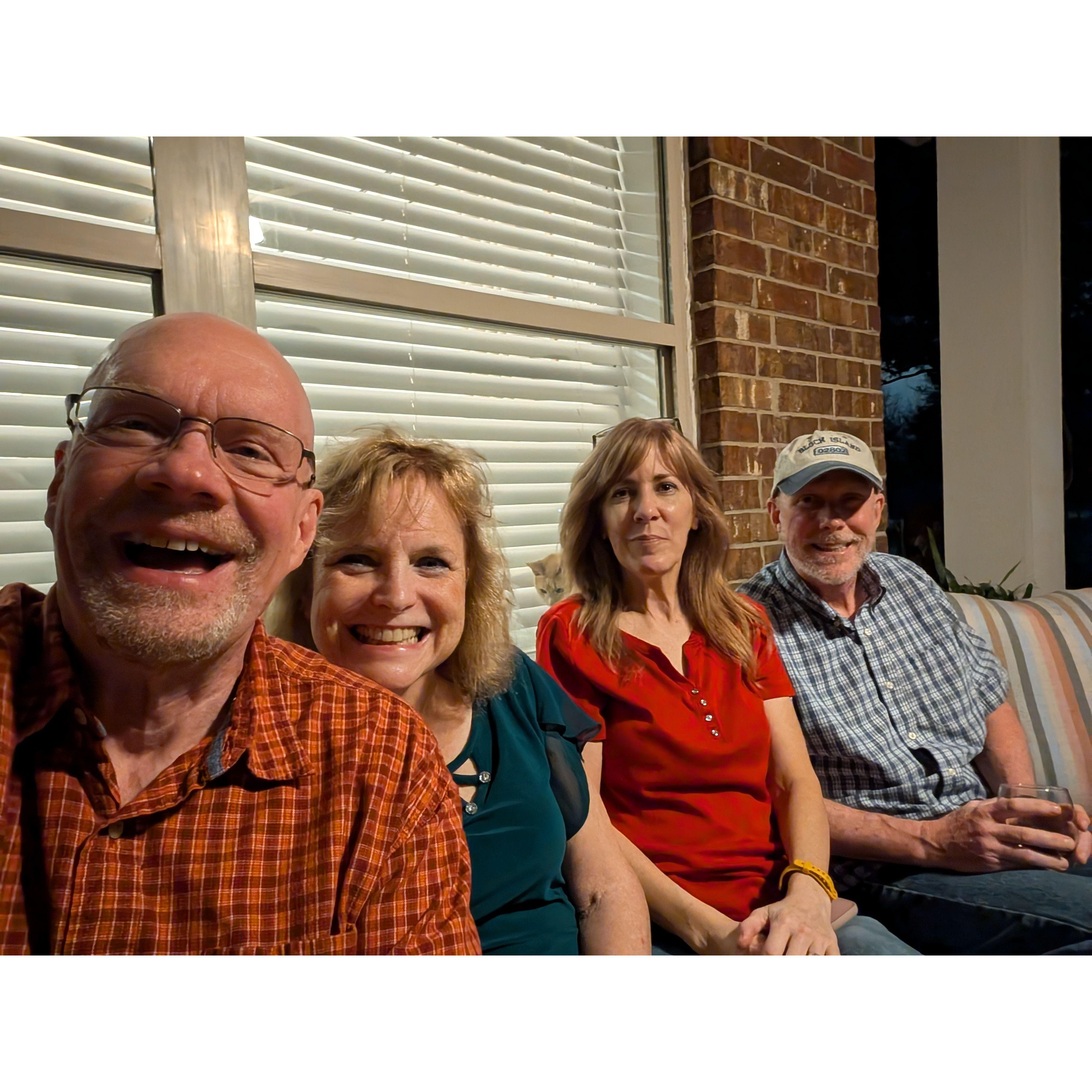 Cypress TX with Mike's brother and SIL.