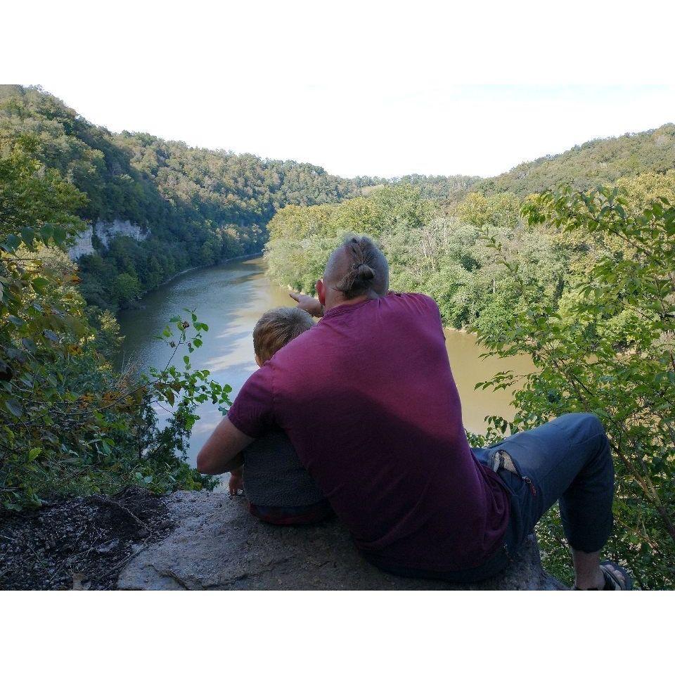 Kyle: "Orion, see that rock over there? That's Ordovician limestone and it's 400 million years old!" / Orion: "...sure, yeah."