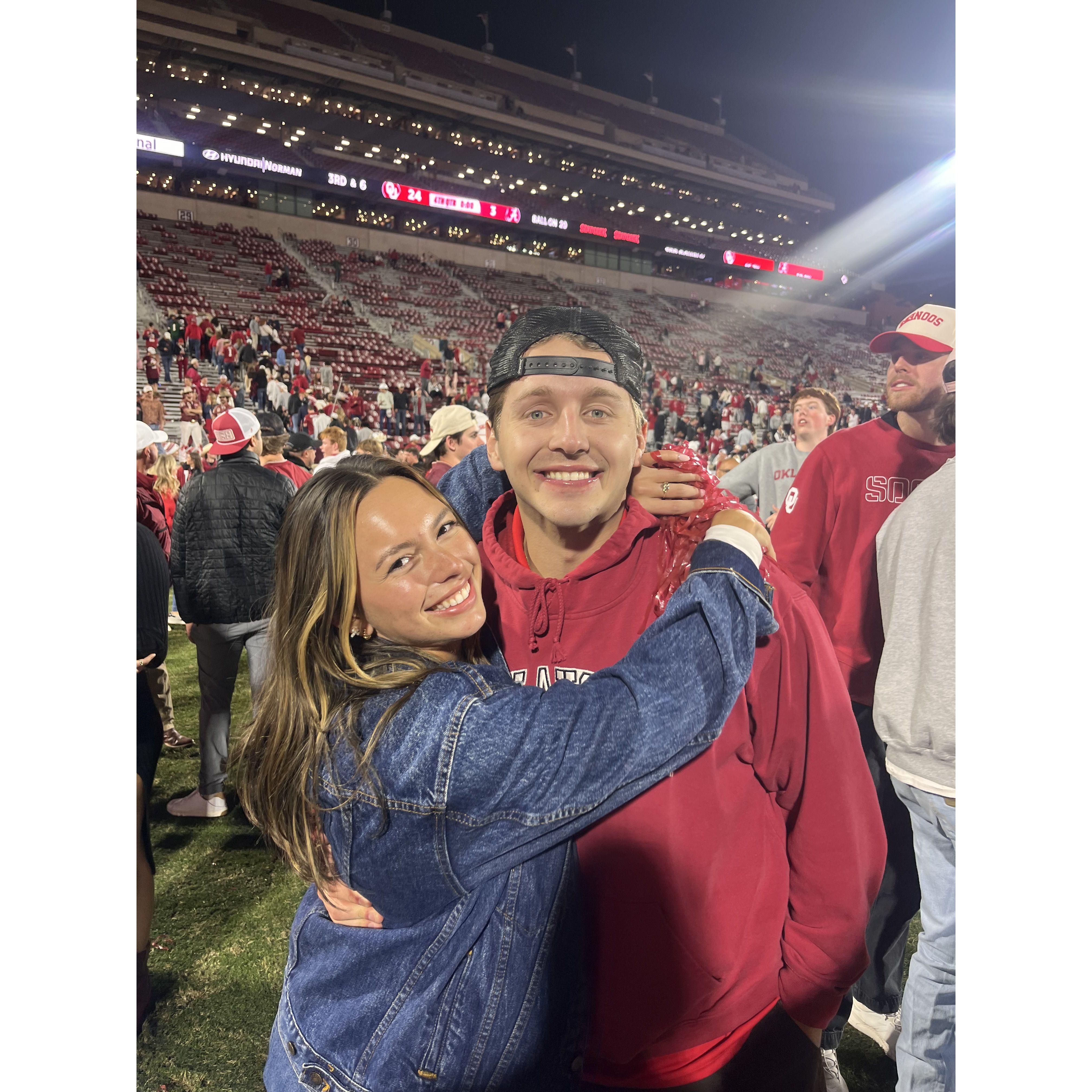 Last OU home game :(