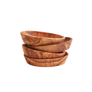 Italian Olivewood Aperitivo Bowls in Set of 4