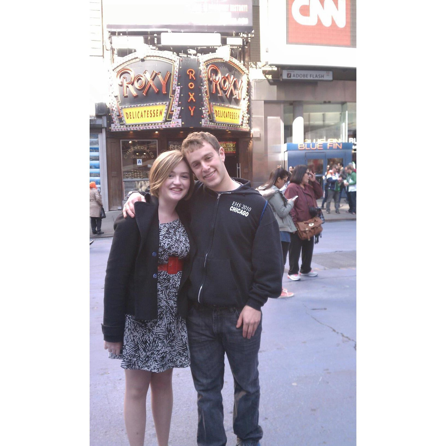 In March 2012, Brandon brought Meg to NYC to see her first-ever Broadway show for her birthday! It was only her 2nd trip to the city we later called home. We saw Book of Mormon with the original cast!